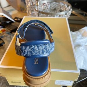 Michael Kors Ridley Sandal, Denim blue color